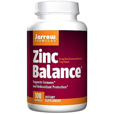 Zinc Balance 100 Capsules - Jarrow Formulas • £15.36