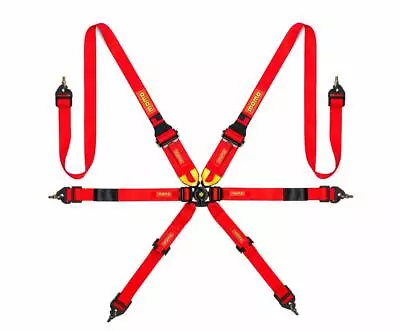 US Dealer - MOMO Red SR6 6-Point Restraint System Harness - Part # MO1255120001 • $459.95