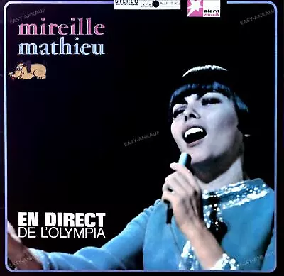 Mireille Mathieu - En Direct De L'Olympia GER LP 1968 (VG+/VG+) '* • $5.99