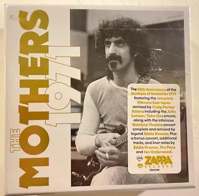 BRAND NEW SEALED Mothers Of Invention 1971 Frank Zappa 8x CD Box Set Live • $120.99