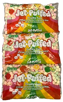 Kraft Jet-Puffed Fruity-Fun Mini Marshmallows 10 Oz 3-PACK (EXP 12/31/2023) • $6.99