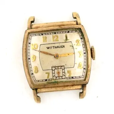 Vintage WIttnauer Men’s Deco Wrist Watch ESTATE FIND No Reserve • $24