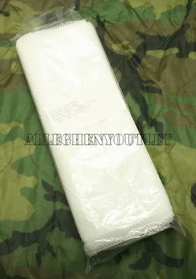 New Usgi Individual Snow White Pattern Camouflage Net Sniper Veil Cover Nos • $9.90