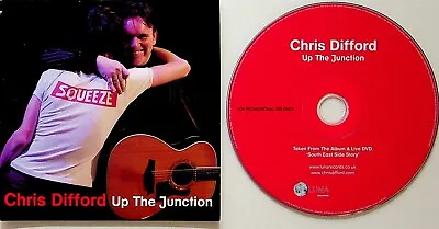 Chris Difford – Up The Junction RARE 1 Track PROMO CD (2006) Live ? Squeeze • £7.99