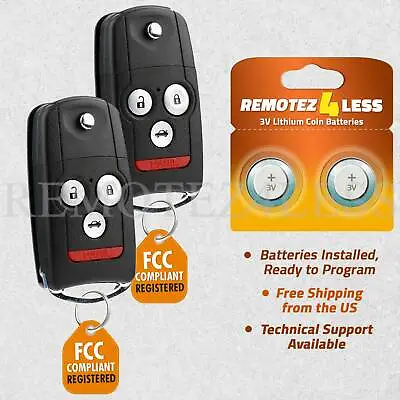 2 For 2007 2008 Acura TL Keyless Entry Remote Car Key Fob • $29.95