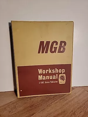 MG MGB ORIGINAL FACTORY WORKSHOP MANUAL Service Repair 1965 • $69.99