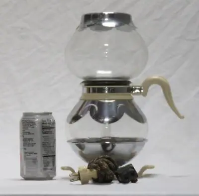 $119.99 • Buy Silex Double Bubble Pyrex Glass Vacuum Coffee Maker W/ Chrome Decore & Burner