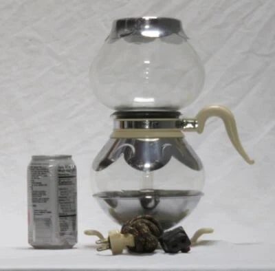$119.99 • Buy Silex Double Bubble Pyrex Glass Vacuum Coffee Maker W/ Chrome Decore & Burner