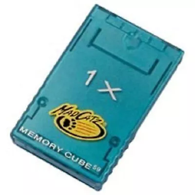 Mad Catz 1X Memory Card GameCube For GameCube Expansion Very Good 4E • $7.34