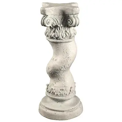$378.76 • Buy 29  Twisted Corkscrew Shaft Elegant Spiral Baroque Style Column Gallery Pedestal