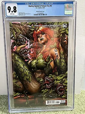 CGC 9.8 Harley Quinn & Poison Ivy # 6 Dc Comics Brooks Variant Cover Morales ART • $79.95