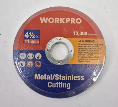 Lot Of 5 Workpro Cut Off Wheels Metal/Stainless Cutting 4-1/2  Dia 13300 RPM • $11.99