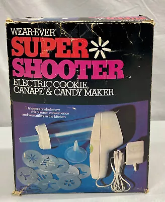 Vintage Wear-Ever Super Shooter Electric Cookie Press 70001 • $34.50