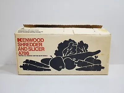 Kenwood Shredder And Slicer A786 Attachment With Box For Chef And Major Vintage • $35.95