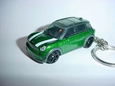 3D GREEN MINI COOPER COUNTRYMAN CUSTOM KEYCHAIN KEY Keyring Ornament Matchbox • $15.15