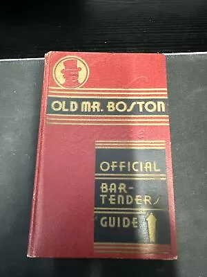 1936 SUPER RARE Old Mr Boston Official Bartenders Guide • $20