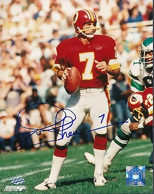 Joe Theismann Redskins Signed 8x10 Photo Autograph Auto Mounted Memories • $29