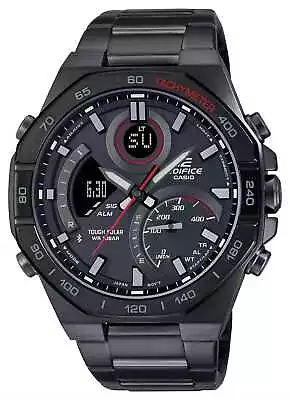 Casio Edifice | Black Dial | Black Stainless Steel Bracelet ECB-950DC-1AEF Watch • $250