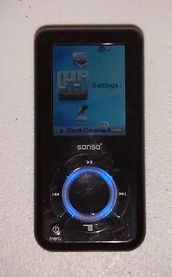 SanDisk Sansa E280 (8GB) Version 2 Digital Media MP3 Player Black. Works Great • $58.95