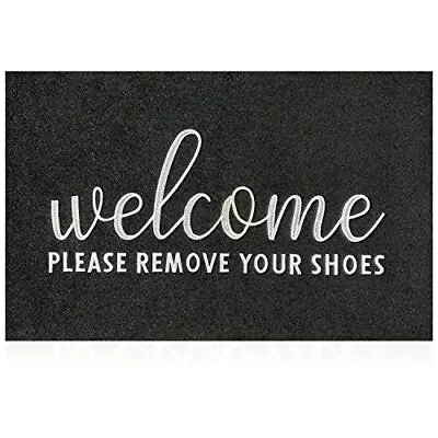 Welcome Mat Outdoor Please Remove Your Shoes Doormat Non Slip Front Door Mat ... • $32.63