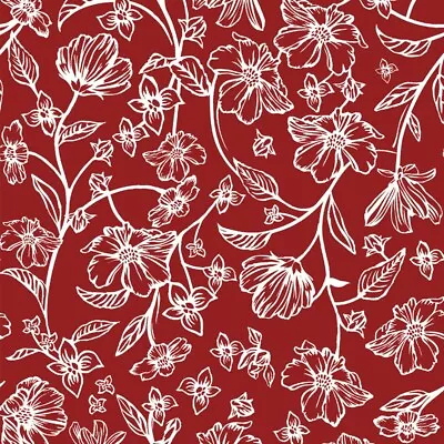 Floral Pattern Printed Poly Moroccan Fabric By The Yard -  Style P-2888-754 • $7.19