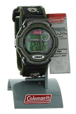 Coleman Men's 40819 Digital Dual Time Sport Watch Water Resistant 12/24 H • $23.99