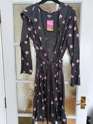 Marks And Spencer Ladies 'Percy Pig' Dressing Gown Size Small BNWT • £20
