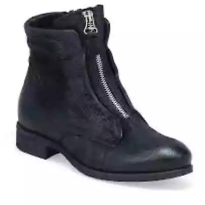 NWOT Miz Mooz Story Black Leather Boots – EU 41/US 10 • $71.25