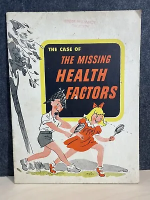 Vintage Ovaltine Advertisement Print Book Pharmacy Ephemera Detective Booklet • $35