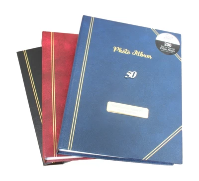 50th Birthday Photo Album 200 Slots 6x4  Photographs FREE ENGRAVING 464 • £19.99