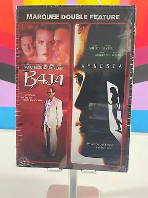 Baja + Amnesia  Marquee Double Feature (DVD) Molly Ringwald Ally Sheedy NEW • $8.99