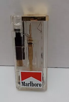 Vintage Marlboro Cigarette Advertising Lighter Translucent W/blinking Lights • $7.98