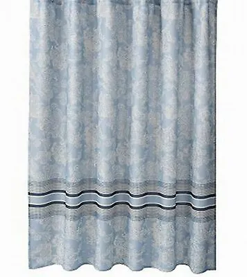 $28.88 • Buy Sonoma Blue Bridgeport Paisley Fabric Shower Curtain Bath