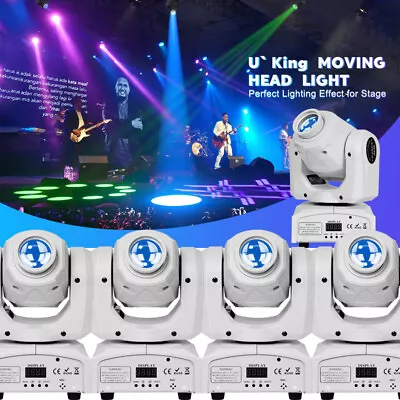 £129.99 • Buy 120W 8Gobo Moving Head Stage Lighting RGBW LED DJ DMX Beam Bar Club Party Lights