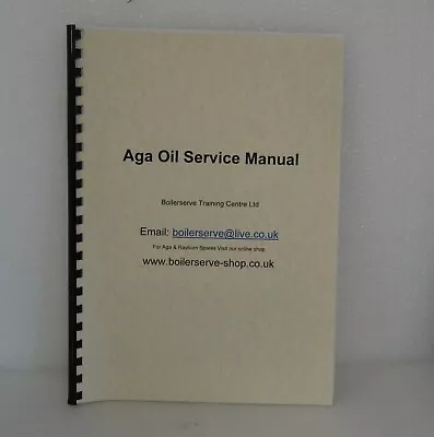 Aga   Service Manual For Oil Vaporising Burners OC OCB • £29