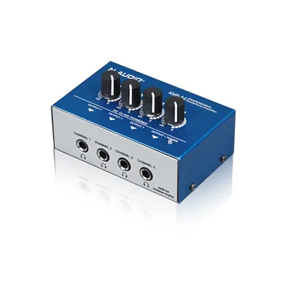 Mini 4-Channel Headphone Amplifier Mono/Stereo Audio Mixer Monitor Amp For Club • $49.99