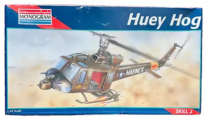 SEALED NEW Monogram Huey Hog Bell UH-1C WWII  1:48 Skill 2 Model Kit USA Marines • $19.99