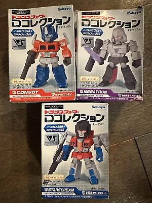 Takara Tomy Transformer Kabaya Collection Complete Set STARSCREAM+MEGATRON+PRIME • $44.53