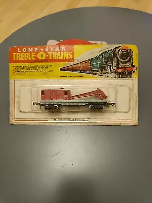 Lone Star Treble-O-Trains N 000 Gauge 82 100-ton Breakdown Crane NOS • £0.99