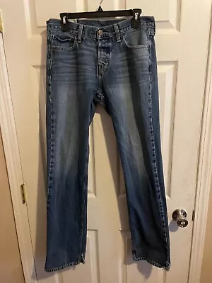 Hollister Mens 32x34 Slim Straight Distressed Look Jeans • $2