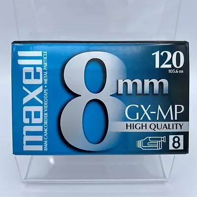 NEW Maxell 8mm GX-MP High Quality 120 Camcorder Video Cassette Tape  • $3.99