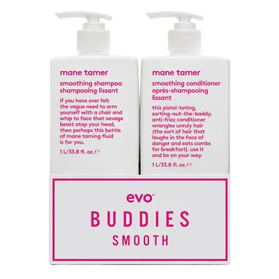 Evo Mane Tamer Buddies Smooth Shampoo & Conditioner 500ml. CANADA FAST FREE SHIP • $88.31