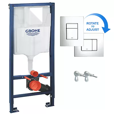 GROHE Rapid SL 1.13m 3 In 1 Set Concealed Cistern Frame Wall Hung  • £169.99