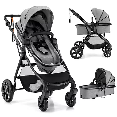 $219.95 • Buy Baby Stroller Foldable Pram Bassinet Carriage Infant Buggy Travel Pushchair