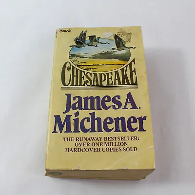 Vintage Chesapeake By James A Michener Great Britain 1st Edition Paperback Corgi • $5.99