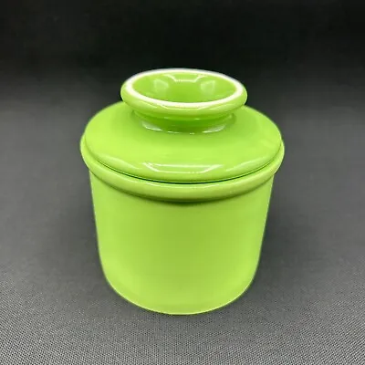 The Original Butter Bell Crock By L. Tremain Lime Green 2006 • $18