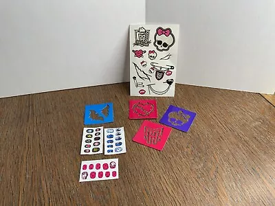 Monster High Doll Temporary Tattoos Stencils & Fingernail Stickers Lot • $10.30