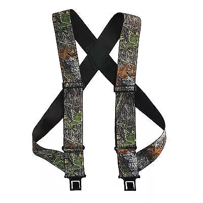 SuspenderStore Perry Side Belt Clip Suspenders - Mossy Oak Camouflage - 3 Sizes • $30.95