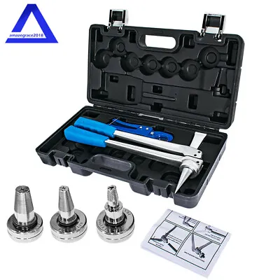 PEX Expansion Tool Kit With 1/2  3/4  1  Expansion Heads And Tube Cutting Plier • $136.67