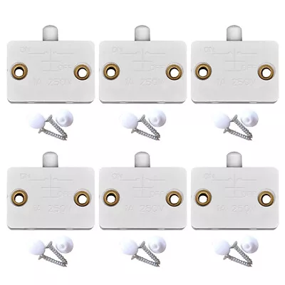 6pcs Wardrobe Closet Normally Closed Pantry Electrical Cabinet Light Switch Door • £6.66